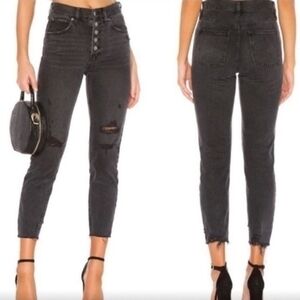 Free People Blossom Rigid Skinny Jeans in Day or Night/Black